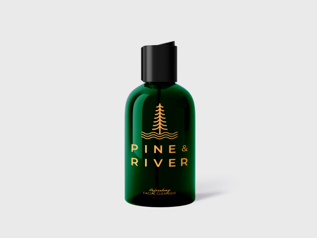 Pine & River Aesthetics Green Bottle